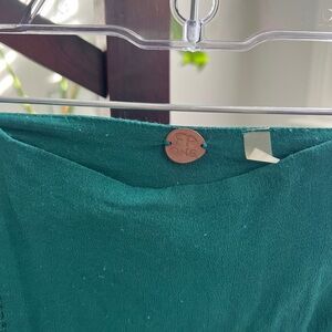 Free People Teal Wide Leg Pants